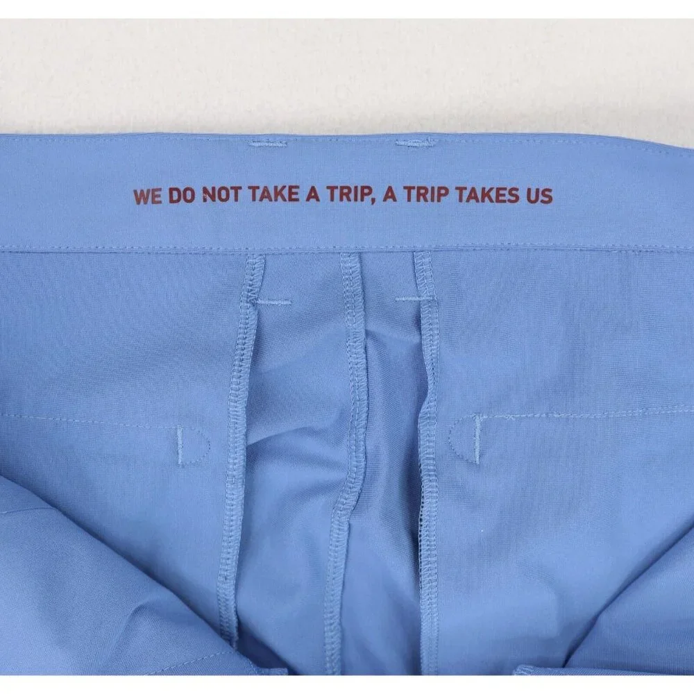 Rhone Commuter Pants Mens 35 X 33 Blue Stretch Performance Polyester 100161 - Picture 8 of 10